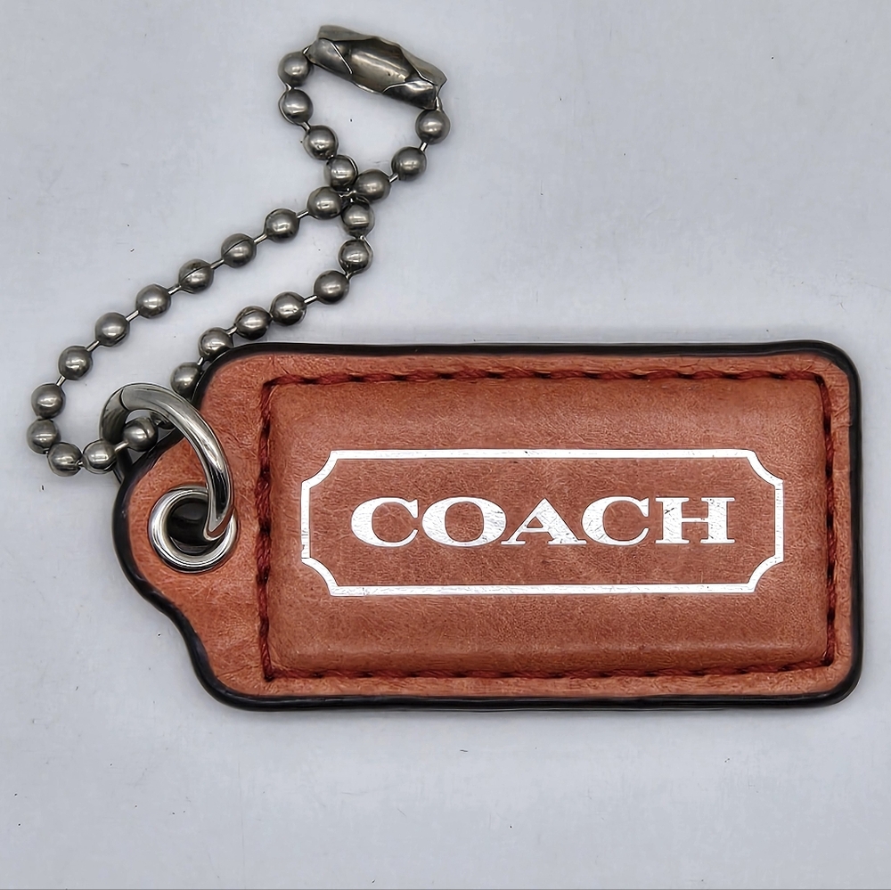 Coach Orange Hangtag 1.75
